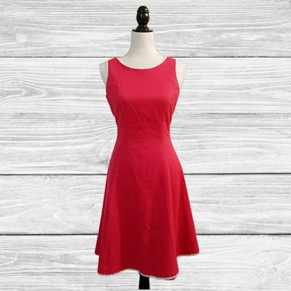 Due Per Due Dresses & Skirts - DUE PER DUE VESTE A-Line Red Dress, Size 4.